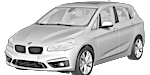 BMW F45 P24E1 Fault Code